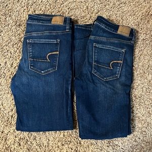 American Eagle skinny sz 10 2 pair